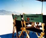 Independence Day Chairs on Set - Nevada, Utah, USA