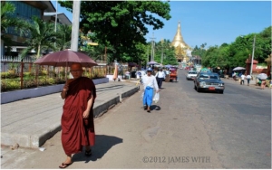 On the Road in Yangon